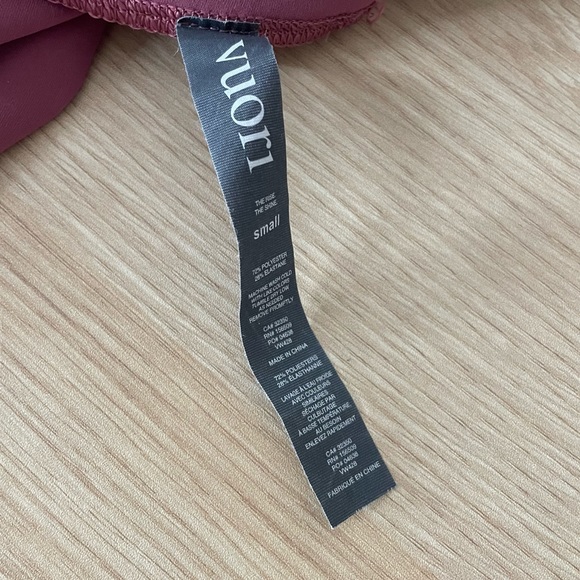 Vuori Rib Studio Legging in Desert Rose - Picture 6 of 6